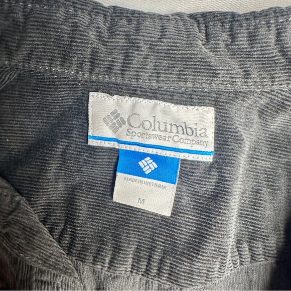 Columbia Gray Corduroy Button Up Shirt Jacket Women’s M - Picture 4 of 9